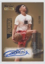 2022-23 Matte Draft Premium Gold - Silver Foil 172/200 Ousmane Dieng Auto 2b2