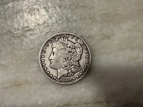 1880-CC Silver Morgan Dollar VF