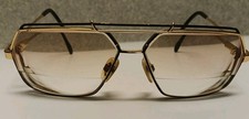 CAZAL Original Vintage MOD Eyeglass Frames 1970s Geometric Style W Germany Metal