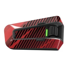 For Cardo Packtalk Edge Protection Sticker Decal Red Gradients