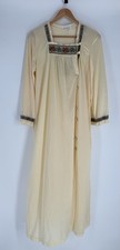 Vintage 60s Moodsetter Sheer Full Length Nightgown Robe Peignoir 2-Pc Set Size L