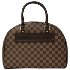 Bolso Louis Vuitton Nolita Boston Bolso Damier Lona Marrón N41455 Bolso de Mano Level #BBB160