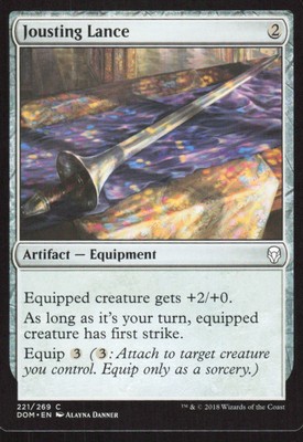 2018 Dominaria Jousting Lance Expansion/Common #221