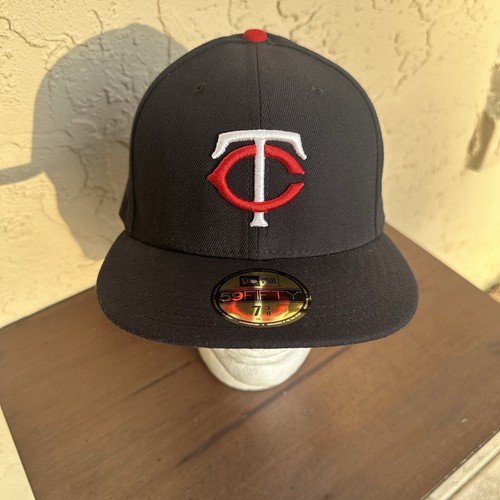 New Era Minnesota Twins Cap Mütze nicht verstellbar Herren 7 3/8 blau MLB Baseball authentisch - Bild 2 von 8