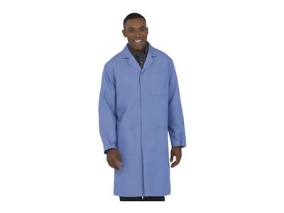 Worklon 473-L - ESD Lab Coat, 41' OAL, Knee Length, Microstat, Unisex, Silica