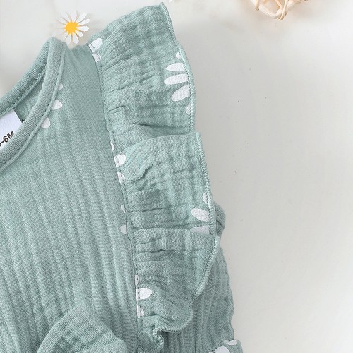 Newborn Baby Girls Floral Romper Jumpsuit Playsuit Headband Outfit Clothes Set - Picture 14 of 21