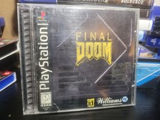 Final Doom (Sony PlayStation 1, 1996) PS1 Complete CIB with Manual Black Label M