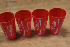 Coca-Cola Becher Rot und Plastik Rarit&auml;t