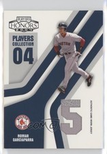 2004 Playoff Honors Blue Die-Cut Jersey Number Jerseys Nomar Garciaparra ex0