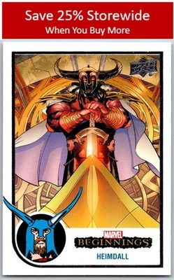 Heimdall 2022 Upper Deck Marvel Beginnings Volume 2, Series 1 #8