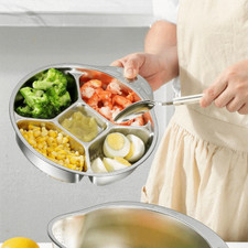 with Divider Tray Rice Washer Strainer Rice Drain Basket  Potato Carrots