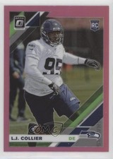 2019 Panini Donruss Optic Rookies Pink Prizm LJ Collier #113 yj7