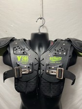 Schutt Y Flex 4.0 32-34" Large 14-15" Football Shoulder Pads - Black  Green