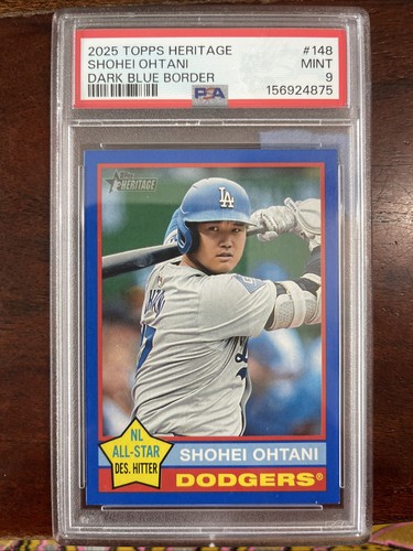 2025 Topps Heritage - Shohei Ohtani #148 Dark Blue Border