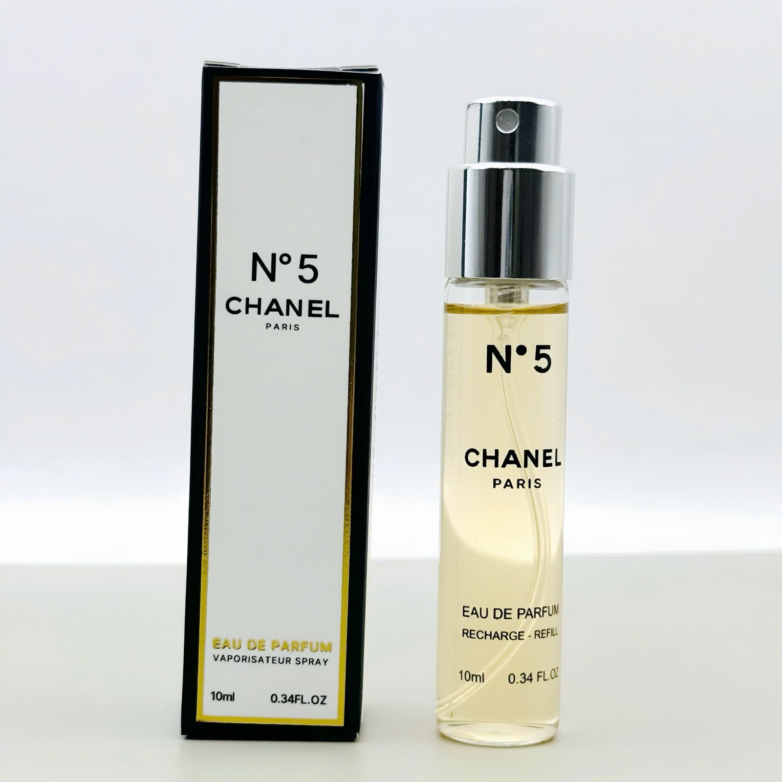 CHANEL No 5 Eau De Parfum Travel Spray 10ml 0.34oz Authentic Luxury