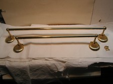 Vintage Solid Brass Scalloped Seashell Towel ...