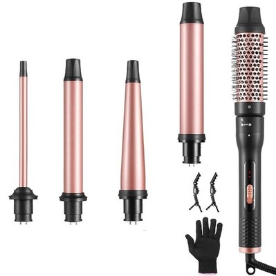 CULWAD KS-C101 Lockenstab 5 in 1 Haglater Keramik Lockeneisen mit Multifunktion