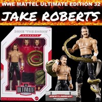 WWE Mattel Ultimate Edition Serie 32 Jake Roberts Wrestling Figur Elite Legends