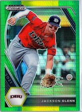 2021 Panini Prizm Draft Picks #PDP133 Jackson Glenn Green Pulsar Prizm