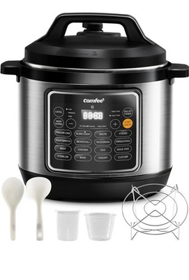 #ad Pressure Cooker Non Stick Slow Cooker Steamer 8 Quarts 16 in 1 Electric NIB $79.99