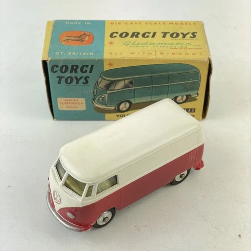 Vintage Boxed Corgi Toys 433 Volkswagen Delivery Van