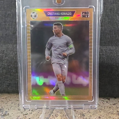 Leaf 2023 Pro Set Metal Cristiano Ronaldo #PSG-48 Gold Prismatic /199