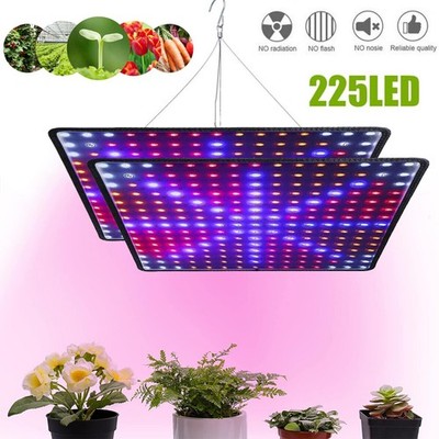 2X Full Panel Spectrum Quantum Board Professional LED Grow Light F Indoor Plants