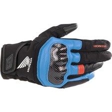 Alpinestars Honda SMX Z Drystar Gloves - Black/Blue/Bright Red - 3XL XXXL