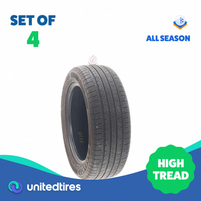 Set of (4) Used 205/55R16 Advanta ER-800 91V - 8.5/32