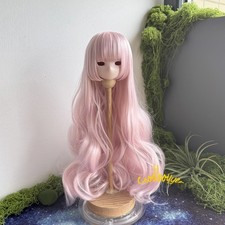 Peluca larga rizada 1/6 1/4 1/3 tío BJD peinado cabello hime corte flequillo ordenado 25 colores