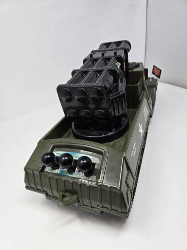 GI Joe 2001 Green Mobile Rocket Launcher 18" Battery Operated SOUNDS WORK, READ - Picture 6 of 8