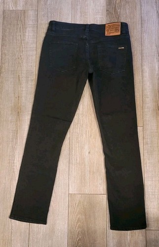 Volcom Men’s Vorta Slim Straight Black Denim Jeans Pants 30/30 - Picture 3 of 6
