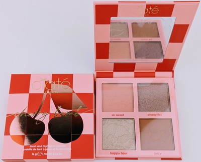 Ciate Cherry Bomb Blush & Highlighter Palette Light/Medium New In Box 