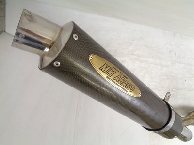 ＭＨアサノサイレンサー Zrx1100 Zrx1200R Zrx1200S 97-08 Mh Asano Carbon Silencer 4-1