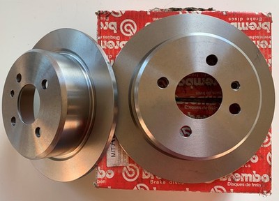 2x rear brake discs Brembo 08.3947.20 BMW 3 series E30
