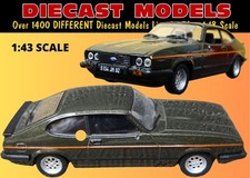 FORD CAPRI Mk3 GRAPHITE GREY WITH PEPPERPOT ALLOYS; 1:43 SCALE DIECAST MODEL CAR