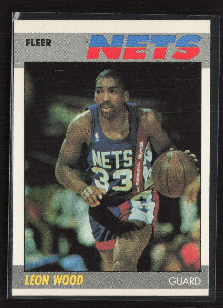1987-88 Fleer #127 Leon Wood