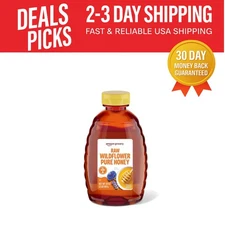 2 Pound Raw Wildflower Honey - Perfect for Baking & Beverages