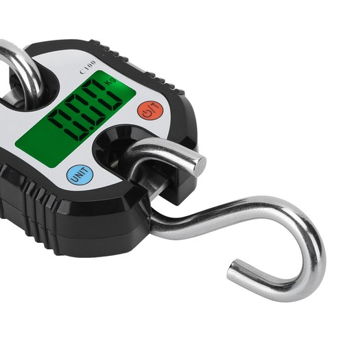Bilancia gru 150 kg LCD digitale gancio elettronico peso da appendere per pecore lu - Foto 3 di 21