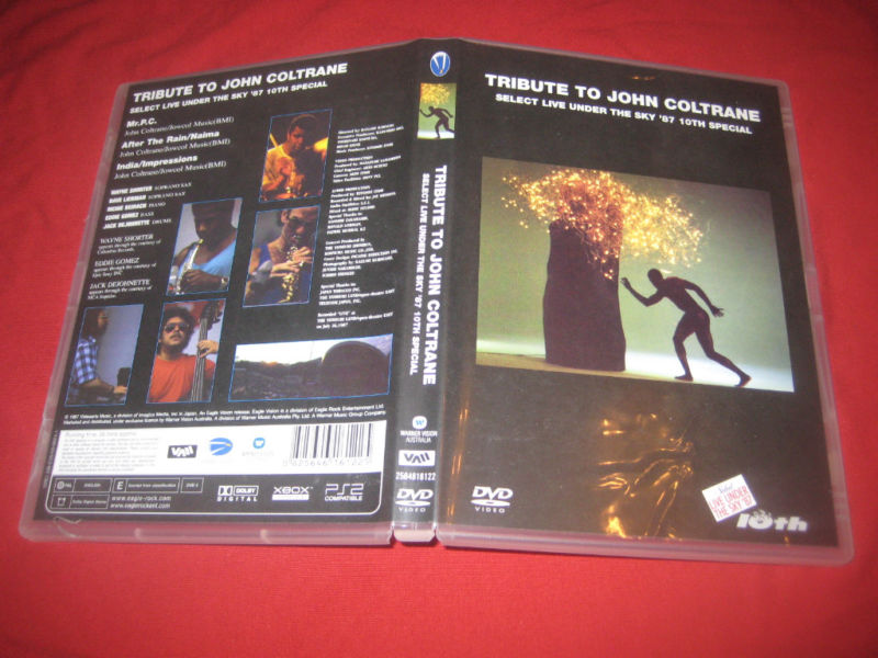 Tribute To John Coltrane DVD Live Under The Sky 14381573725| eBay
