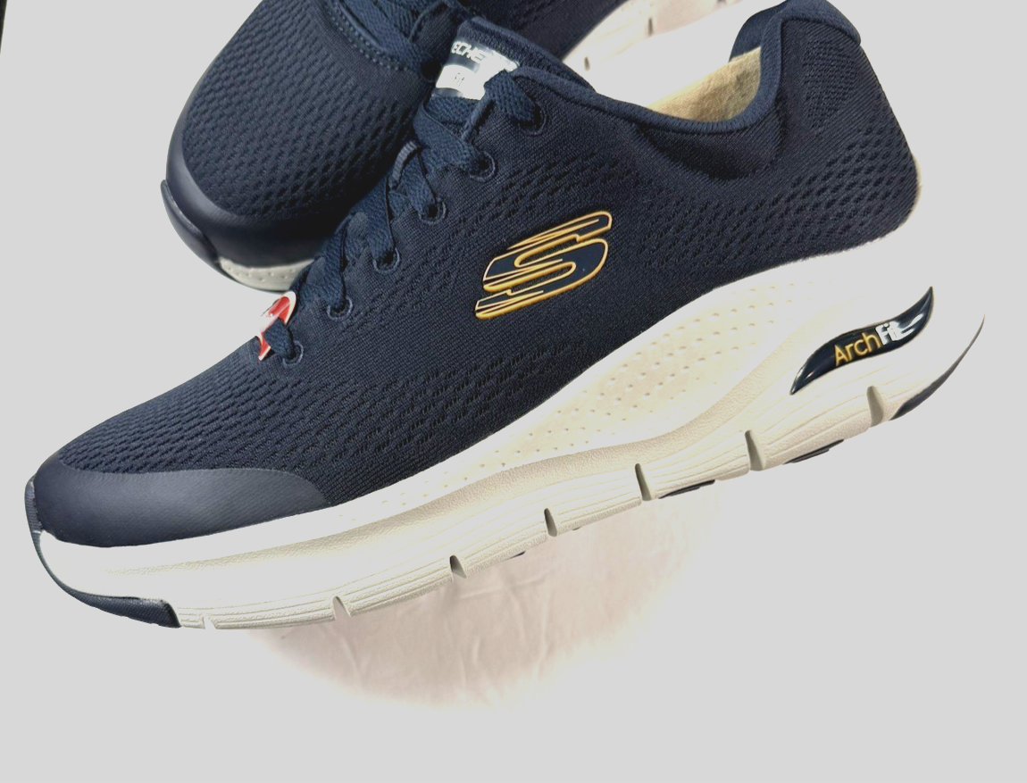 Authentic Skechers ARCH FIT / Men's / NAVY / Howie Long / NEW STYLE! Reg  $95 NIB