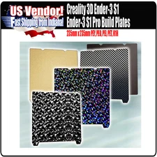 Ender-3 S1, Ender-3 S1 Pro Build Plate, 235mmx235mm Peo, Pet, Pei, Pey