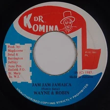 WAYNE & ROBIN: Jam Jam Jamaica Digi Reggae DR KOMINA ’87 45 Hear It