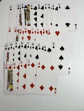 Jumbo Playing Cards 6” x 4” not complete Craft Swap Scrapbooking 