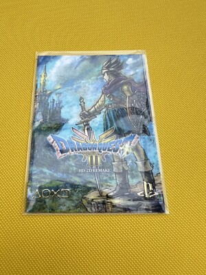 Dragon Quest III HD-2D Remake PlayStation Trading Card PS Collectible