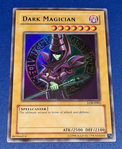 DARK MAGICIAN #LOB-E003 Ultra Rare Legend of Blue Eyes White Dragon EN N.Mi-Mint
