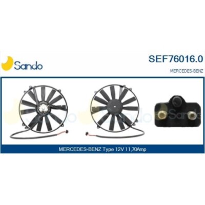 Elektromotor Kühlerlüfter Sando SEF76016.0 für Mercedes Benz