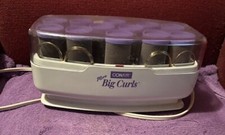 Conair More Big Curls CHV12 Jumbo Hot Rollers Volume Hairsetter Set of 12 USED