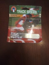 Track Spikes Clear Coat Anodized Silver 12 Replacement Spikes