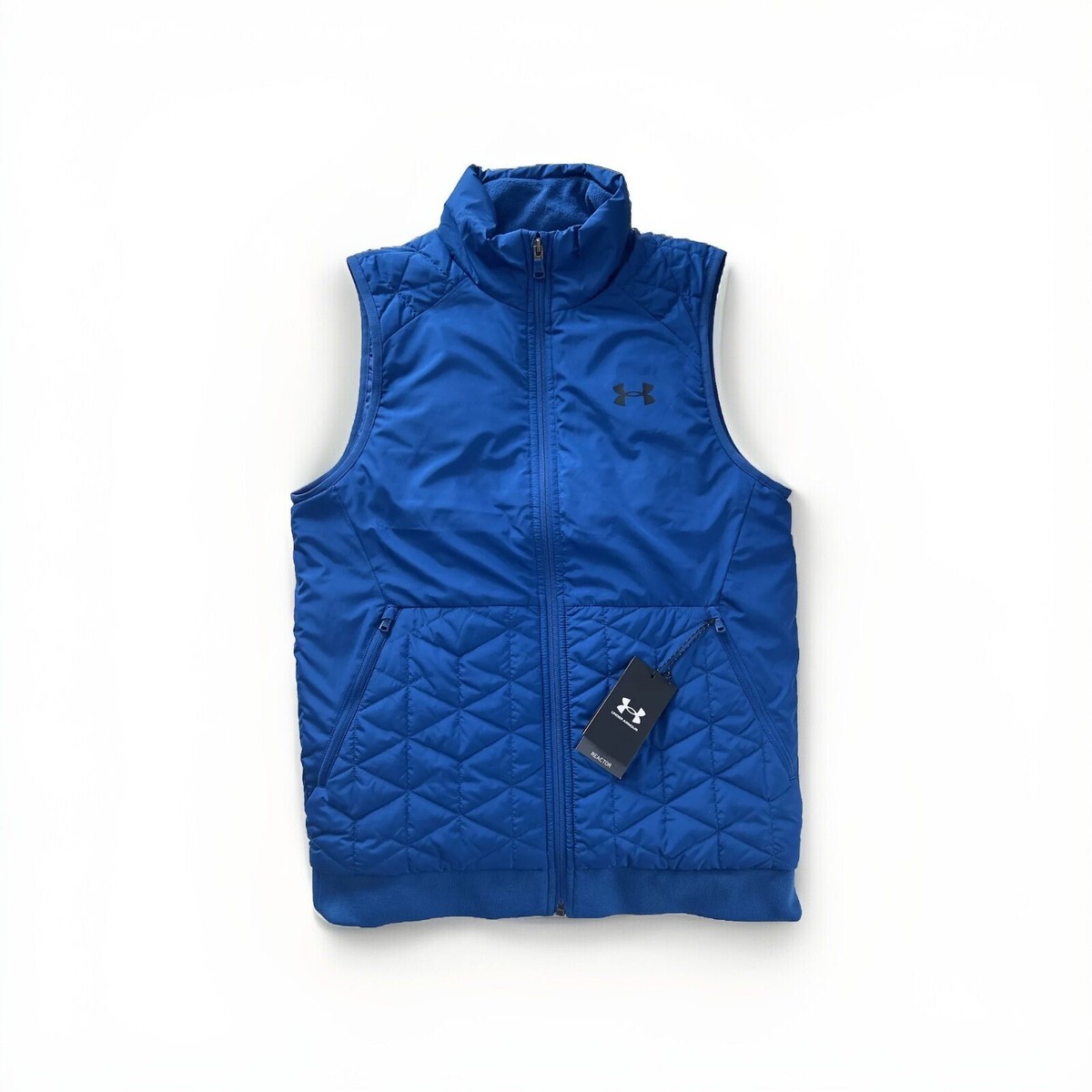 Under Armour Men's ColdGear Reactor Performance Vest Blue Size S